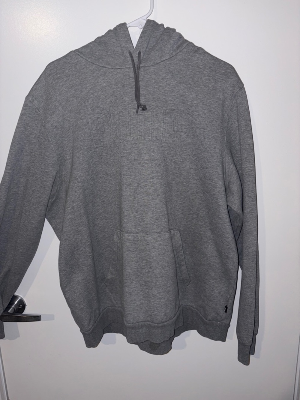 Puma Gray Hooded Pullover Sweatshirt
